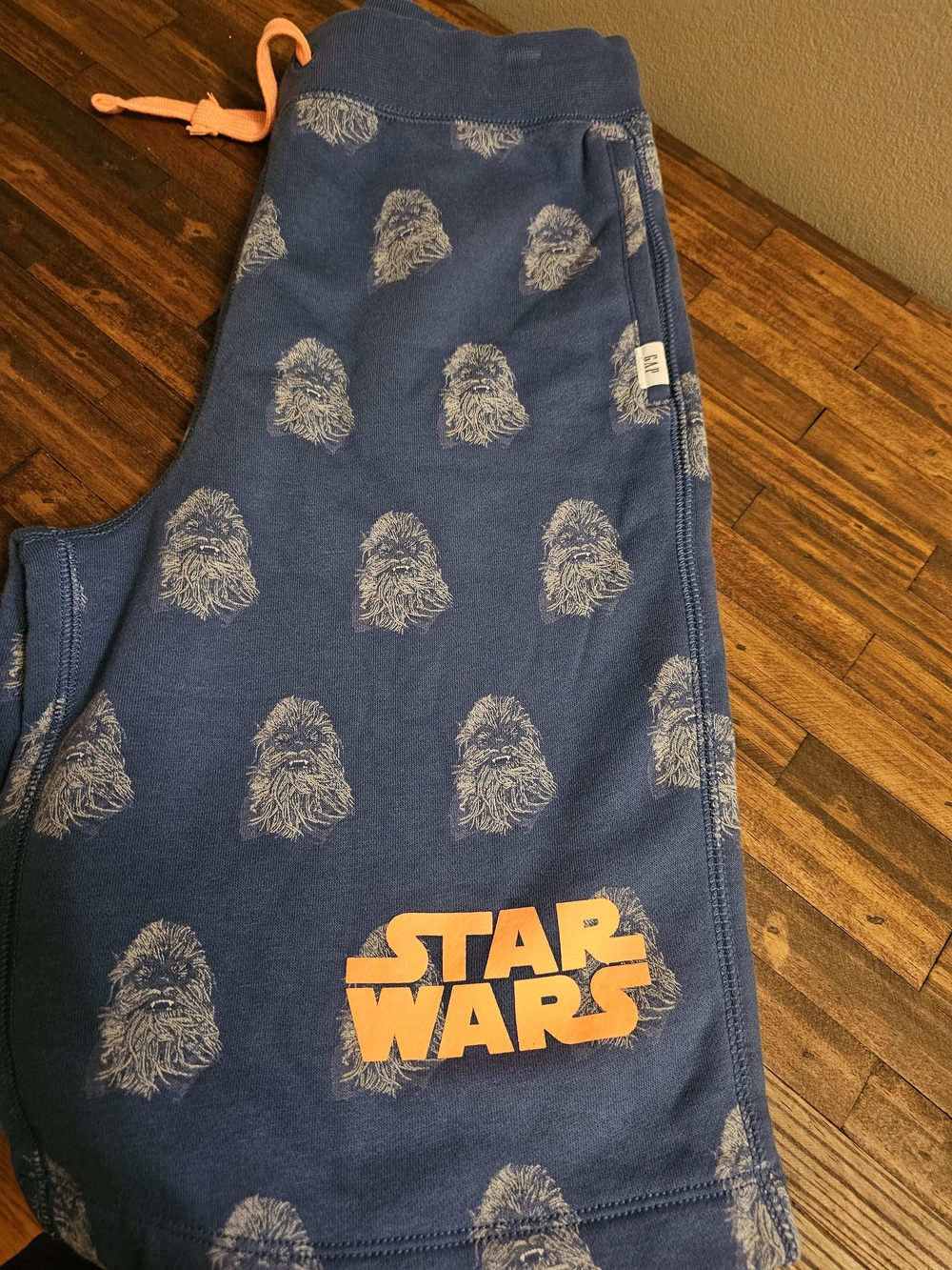 Star Wars Kids Navy Blue Chewbacca Print Sweatpants